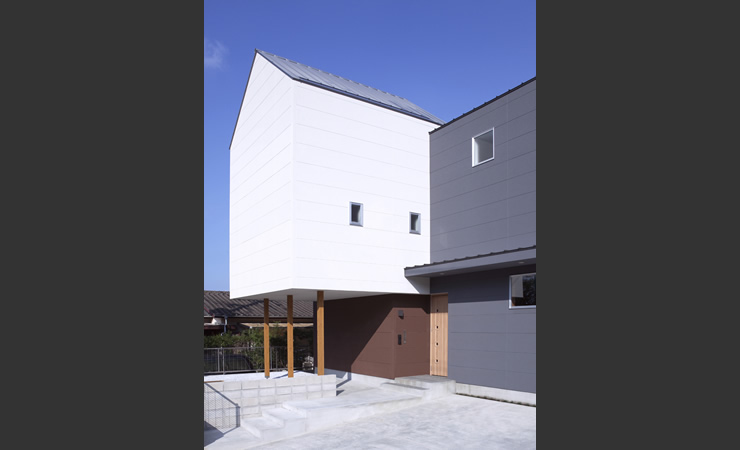 外観 住宅設計 サンカクスケール