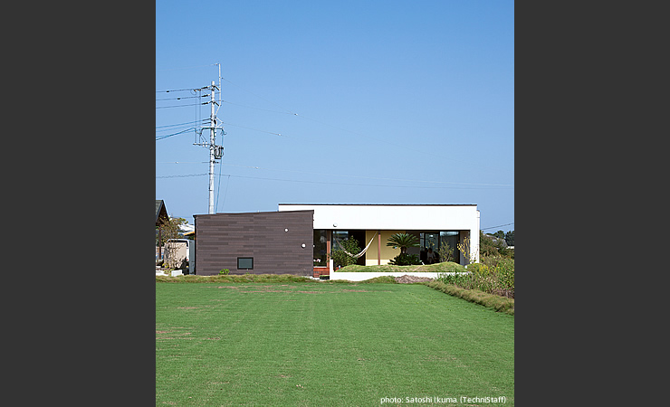 南面 外観 住宅設計 サンカクスケール